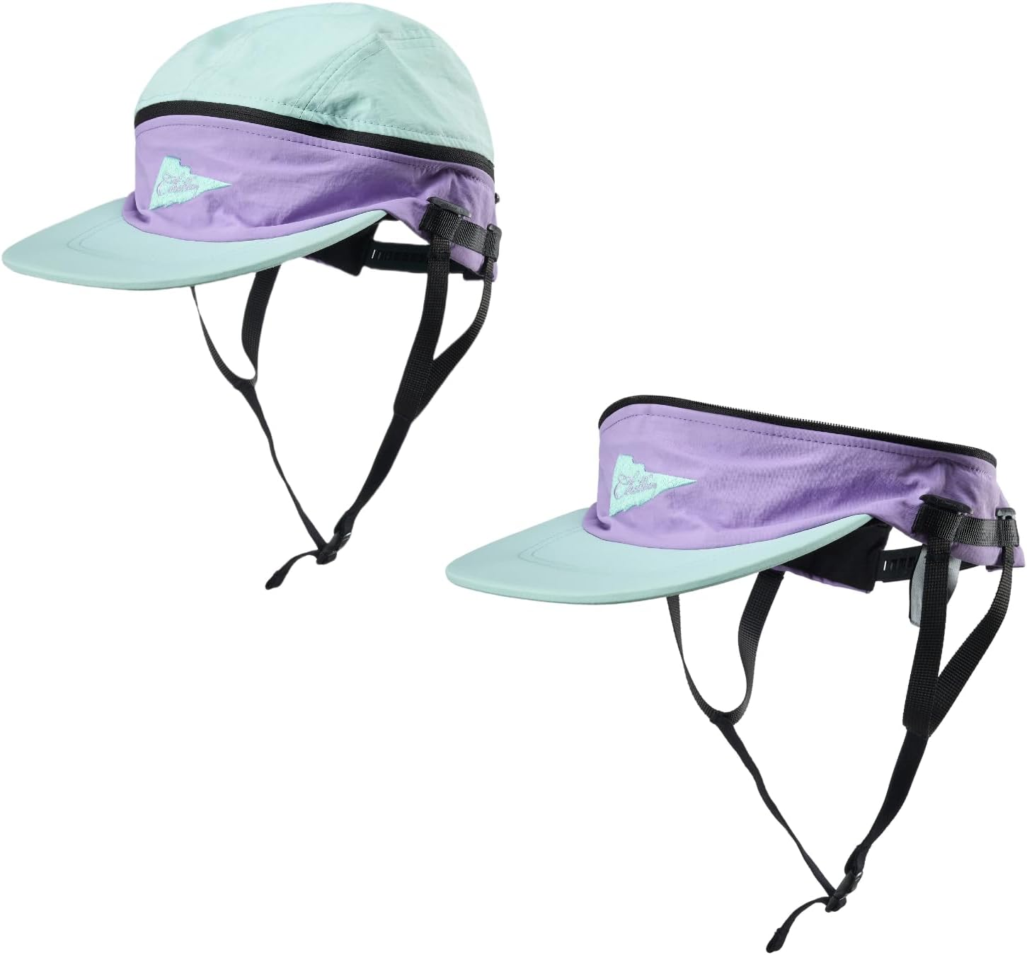 Vintage Sports Cap: Quick-Dry, Water-Repellent, & Detachable for Both Baseball & Sky Cap Styles - Perfect for Surfing, Paddleboarding, Kayaking, Swimming, Beach Activities, Hiking, Cycling, and More! image number 2