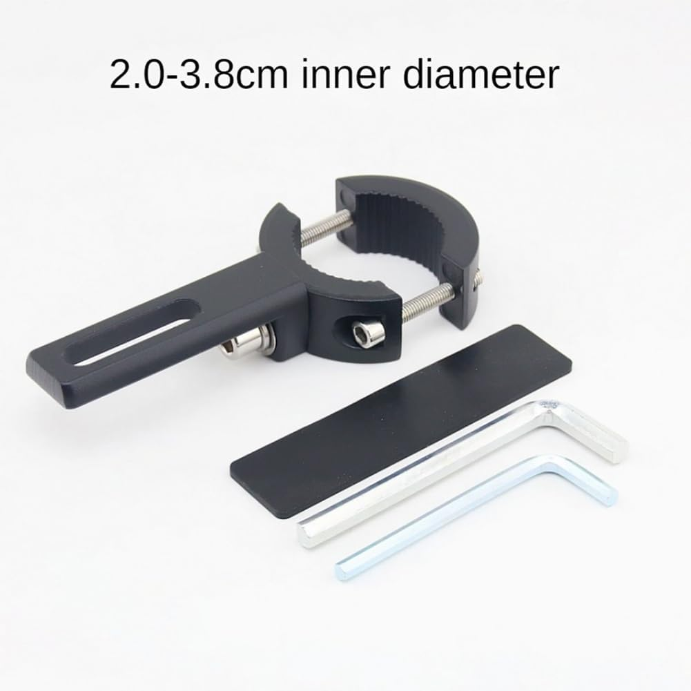 RESFNSE 2Pcs Adjustable Motorcycle Headlight Holder Motorcycle Light Bracket Universal Headlight Spotlight Mount Bracket 20-38MM Easy to Use image number 4