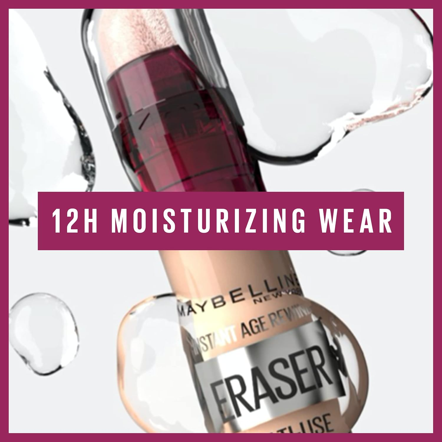 Maybelline New York, Concealer, Medium Coverage & Creaseless Formula, Instant Age Rewind Eraser, 6Ml, Ivory image number 7