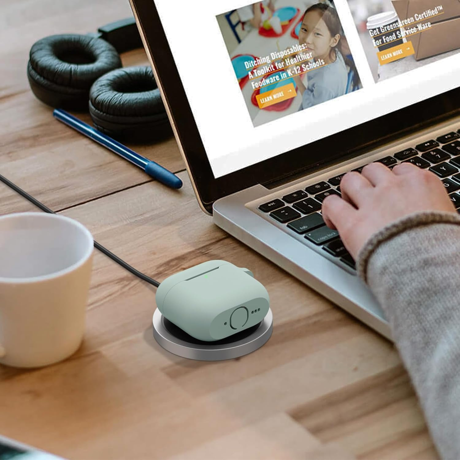 Meliya for Airpods 4 Case Cover, Soft Silicone Protective Case Compatible with Apple Airpods 4Th Generation Case for Women Men, Full Protection Airpod 4 Cover with Cleaner Kit, Keychain image number 5