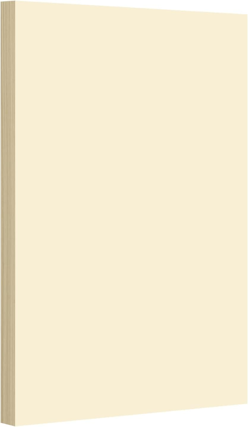Cream Thick Cardstock Paper &ndash; Great for Brochures, Invitations, Stationary Printing | Heavy Weight Cover Card Stock (216Gsm) | 8.5 X 14&rdquo; (Legal Size) | 50 Sheets per Pack image number 3