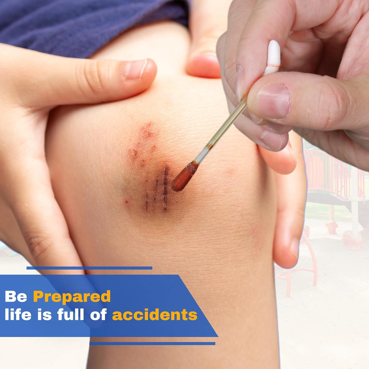 Frontline Povidone Iodine Swabs, Antiseptic Swabsticks, Iodine Solution, Cleansing Cotton Swab, Individually Wrapped Medical Supplies, Wound Care, First Aid, Wound Cleaner, Box of 50 image number 3