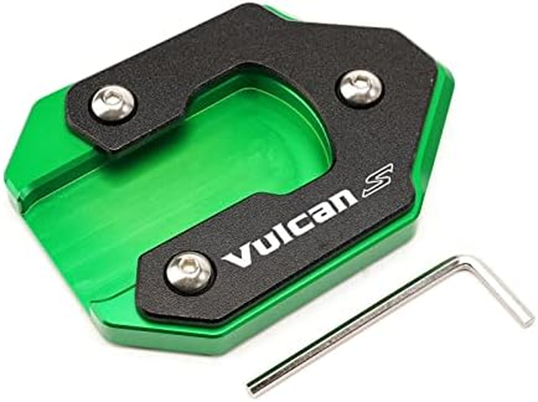 MOWOK Motorcycle Kickstand Pad Support Fits for for KAWASAKI Vulcan S 650 VN650 2015-2021 2022 2023 2024 Side Stand Plate Pad