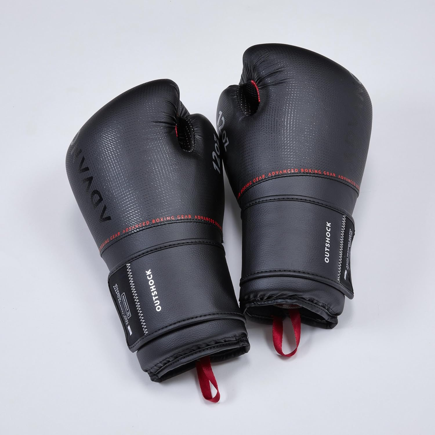 Outshock Decathlon Outshock 120 Boxing Gloves Black 12 Oz Size - Boxing Gloves image number 2