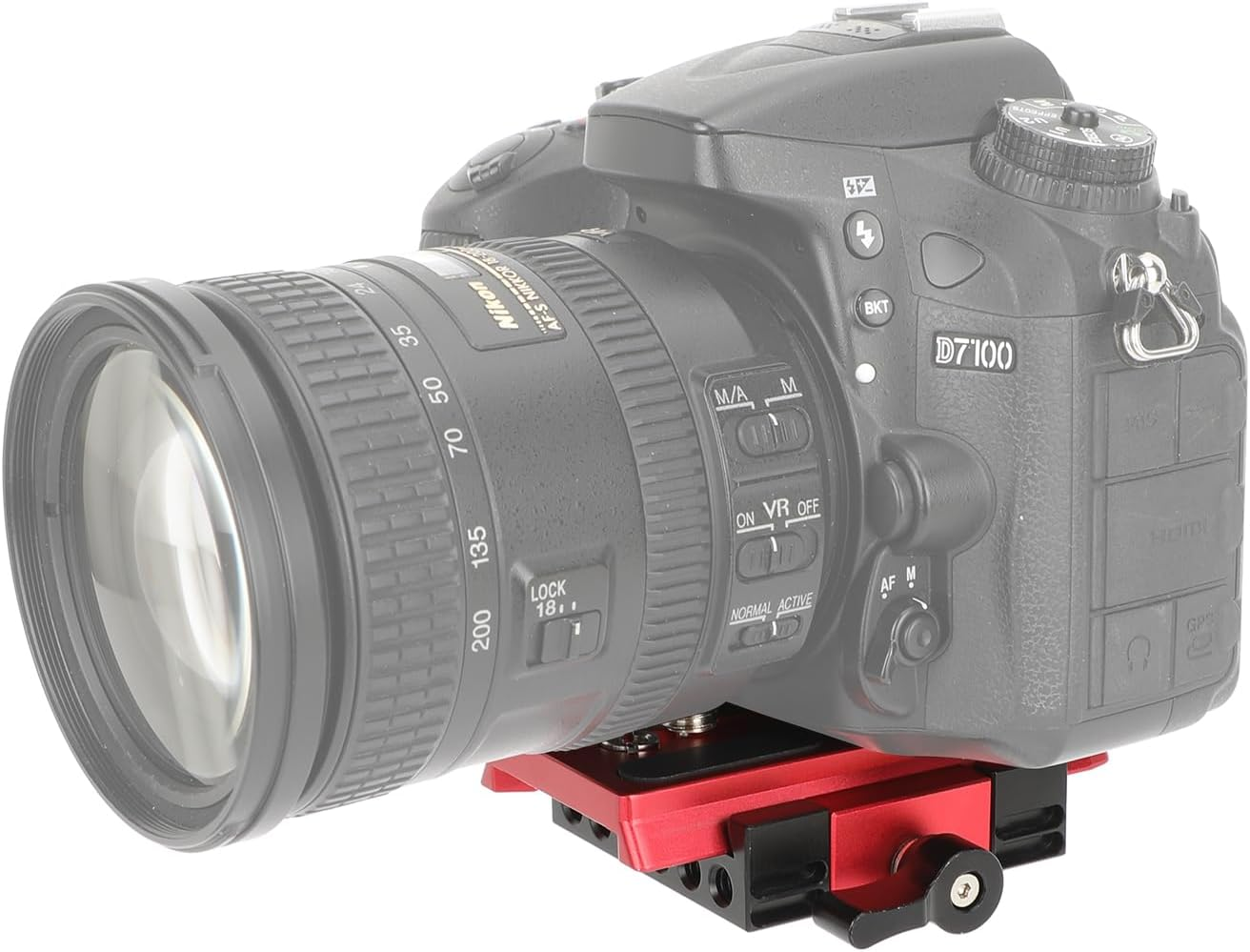 CAMVATE Quick Release Bracket Base QR Plate Replacement Converter for Manfoto (Red) 3711 image number 4