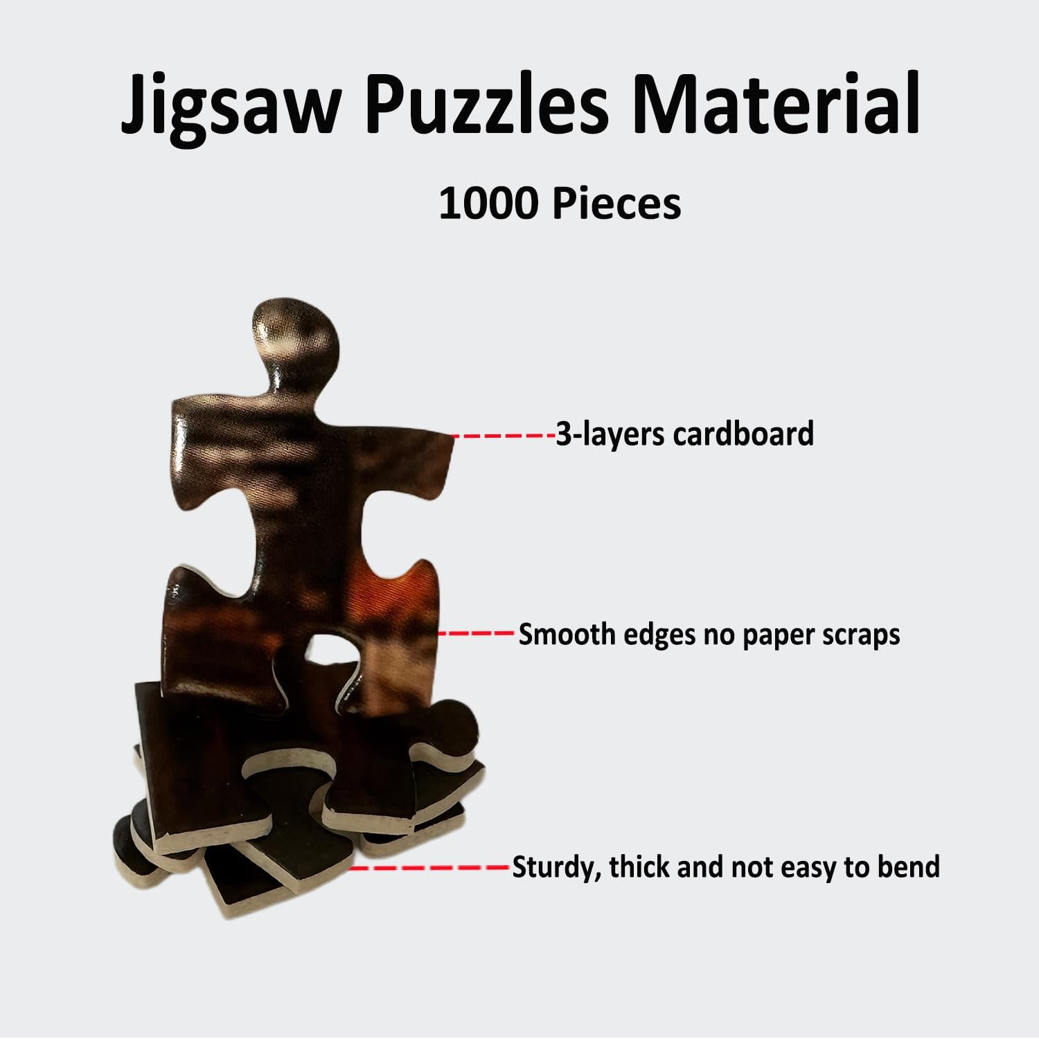 Jigsaw Puzzles for Adults 1000 Pieces Impossible Hard Difficult Challenging Puzzles for Adults 1000Pc Puzzle Explore the Sailboat Sunset Scenery Jigsaw Puzzle 1000 Pieces 28 X 20 Inch image number 5