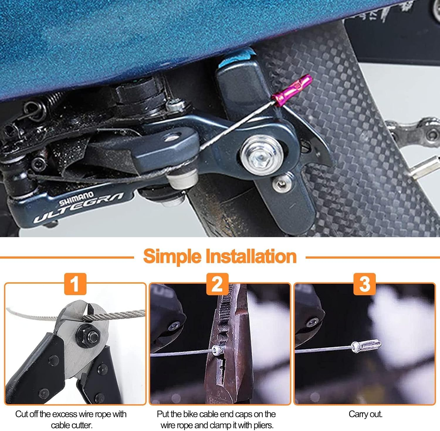 Bike Cable End Caps Bike Brake Cable End Tips, 56Pcs Bike Brake End Crimp Cable Caps,Cable End Crimp Bike Cable End Caps,Bike Cable End Crimp Bike Brake Cable Caps Bike Cable End Caps Bike Cable Crimp