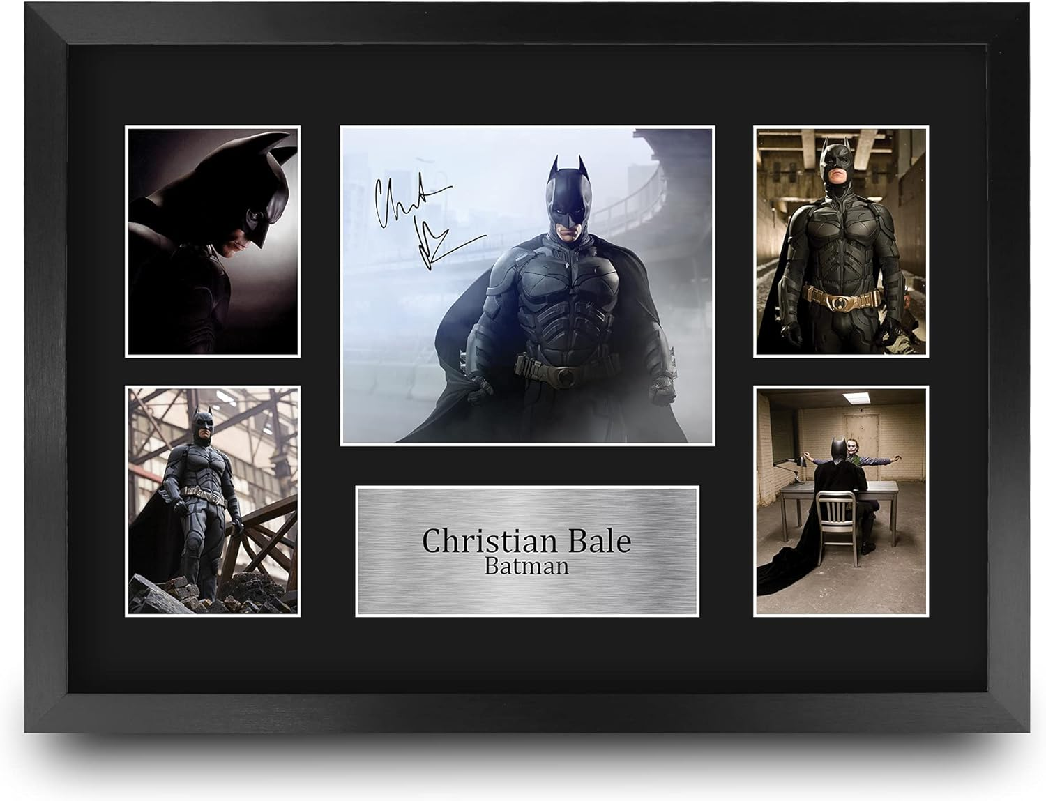 HWC Trading Christian Bale Signed A4 Printed Autograph Batman the Dark Knight Print Photo Picture Display