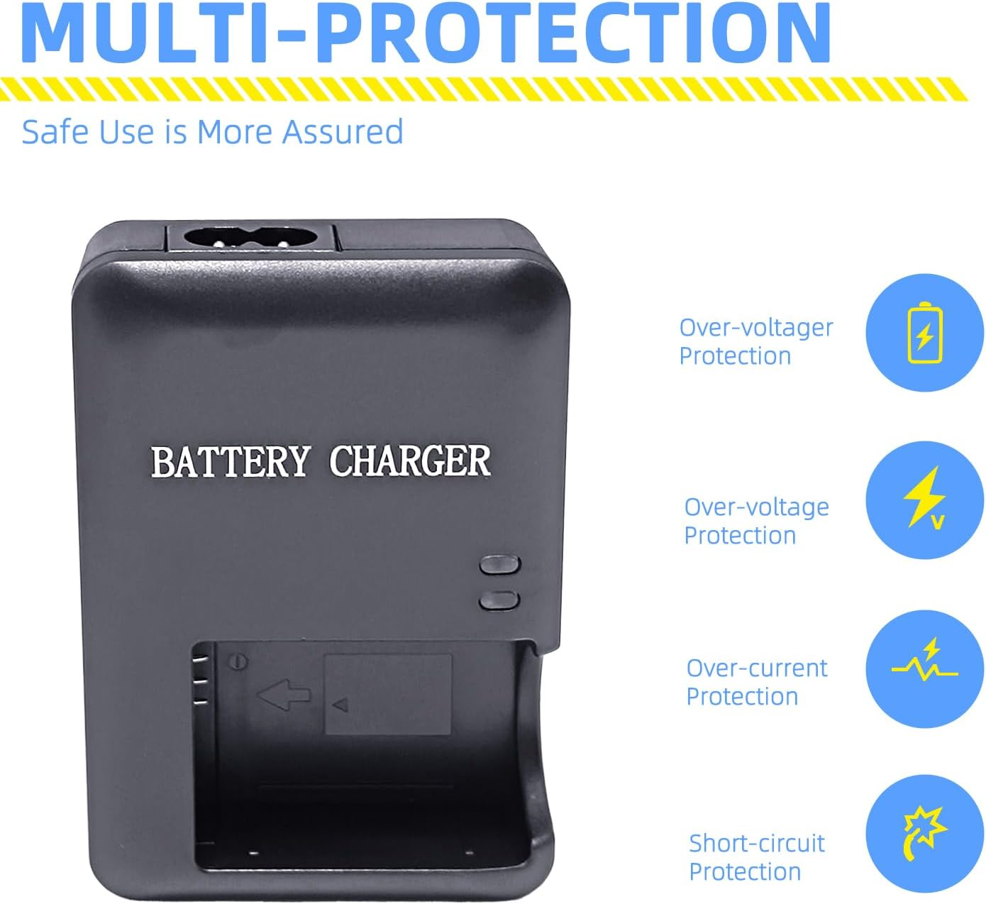 KWTOUL NB-10L Battery Charger Compatible with Canon CB-2LC CB-2LCC CB-2LCE Powershot SX40 HS SX50 HS SX60 HS G1X G3X G15 G16 Camera image number 6