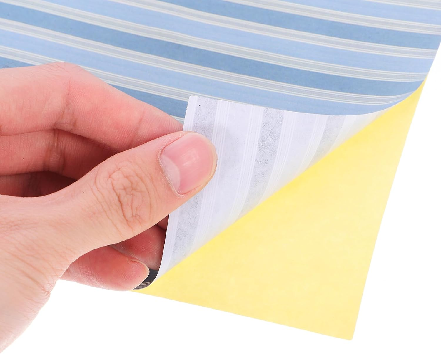 Abaodam 5 Sheets Dollhouse Wallpapers Miniature Wallpaper: Dollhouse Floorboards Flower Cherry Striped Doll House Carpet Peel and Stick Vinyl Film Floor Tile Sticker for Doll House Accessories image number 1