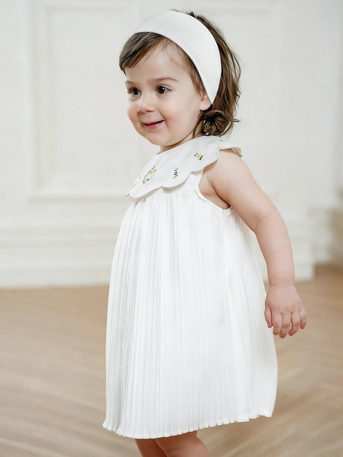 Blooms Headband Headbands Hair Band Headband White Black Grey image number 1