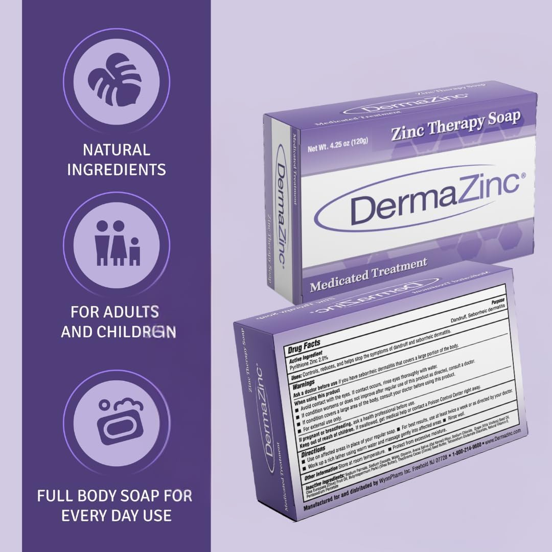 Dermazinc Soap - 4.25 Ounce (120 Gram) image number 1