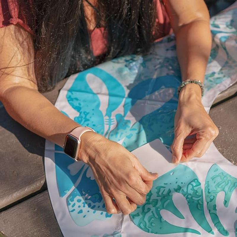 Gear Aid Tenacious Tape Flex Patches for Vinyl and Fabric Repair, Clear, Two 3" X 5" Patches image number 4