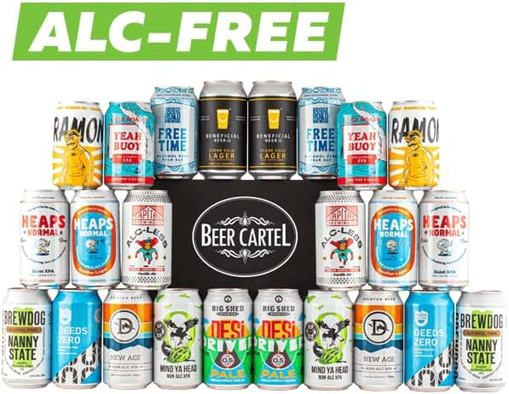 BEER CARTEL Alcohol Free Craft Beers - Mixed 24 Pack Hamper - Best Choices for People Wanting Non-Alcoholic Craft Beers - Pale Ale, IPA, XPA image number 3