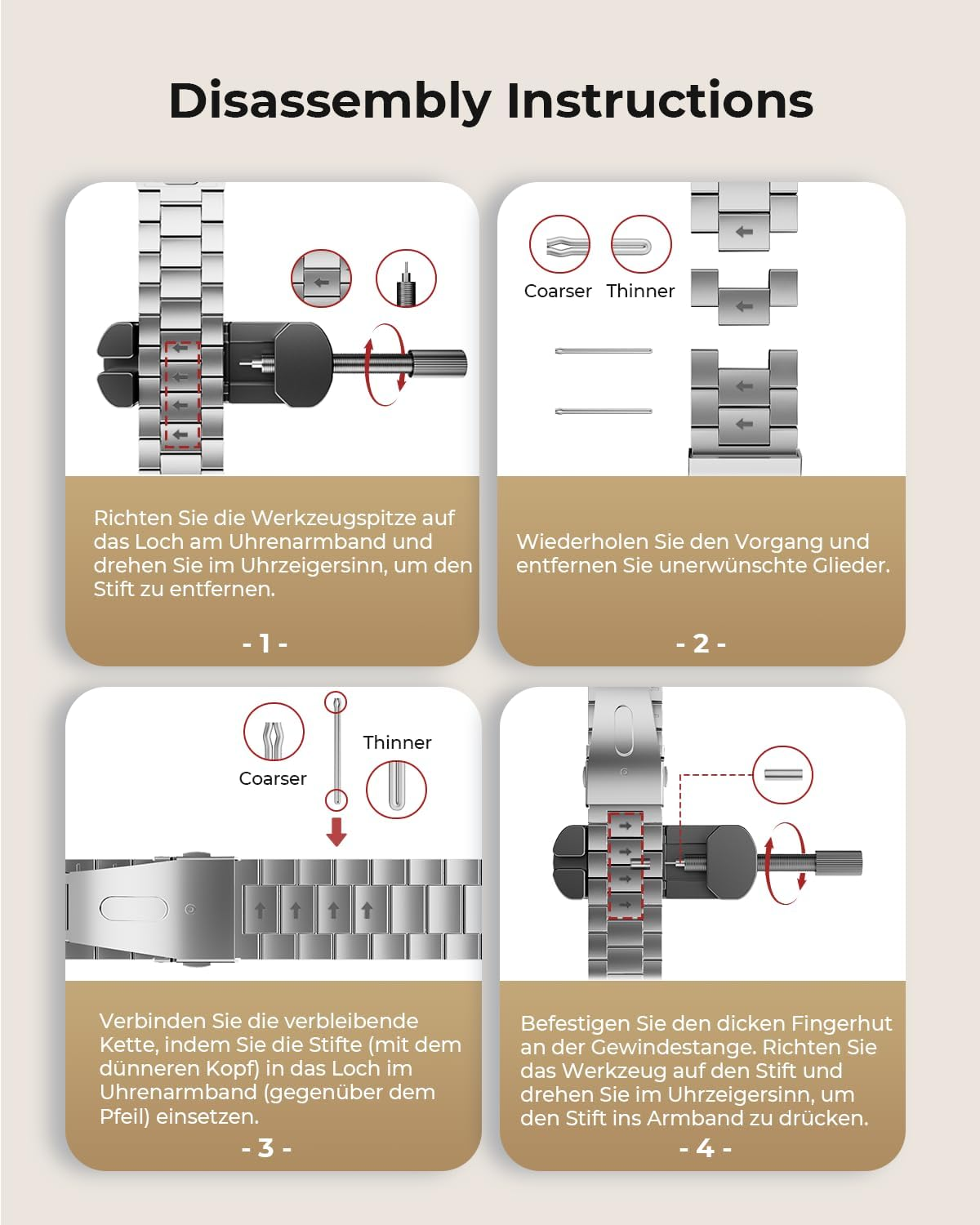 SUNDAREE Band Compatible with Samsung Galaxy Watch Ultra 2024/2025 47Mm,No Gap Men Woman Stainless Steel Metal Replacement Bracelet Smartwatch Strap for Galaxy Watch Ultra Sm-L705,Silver image number 3