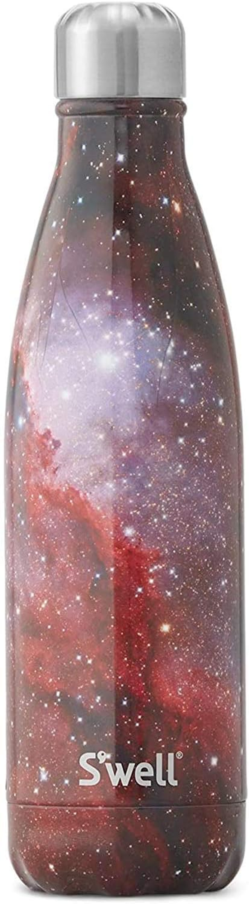 S'Well Stainless Steel Water Bottle, 25Oz, Silver Lining, Triple Layered Vacuum Insulated Containers Keeps Drinks Cold for 48 Hours and Hot for 24, BPA Free, Perfect for on the Go