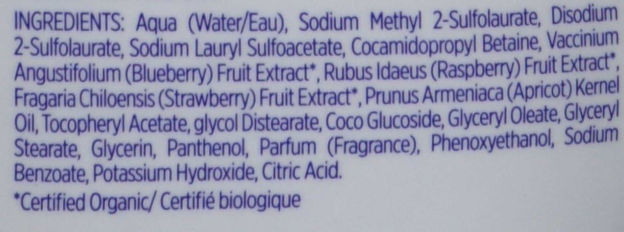 Live Clean Kids Tear Free Hypoallergenic Formula Body and Hair Wash Mixed Berry 350 Ml image number 2