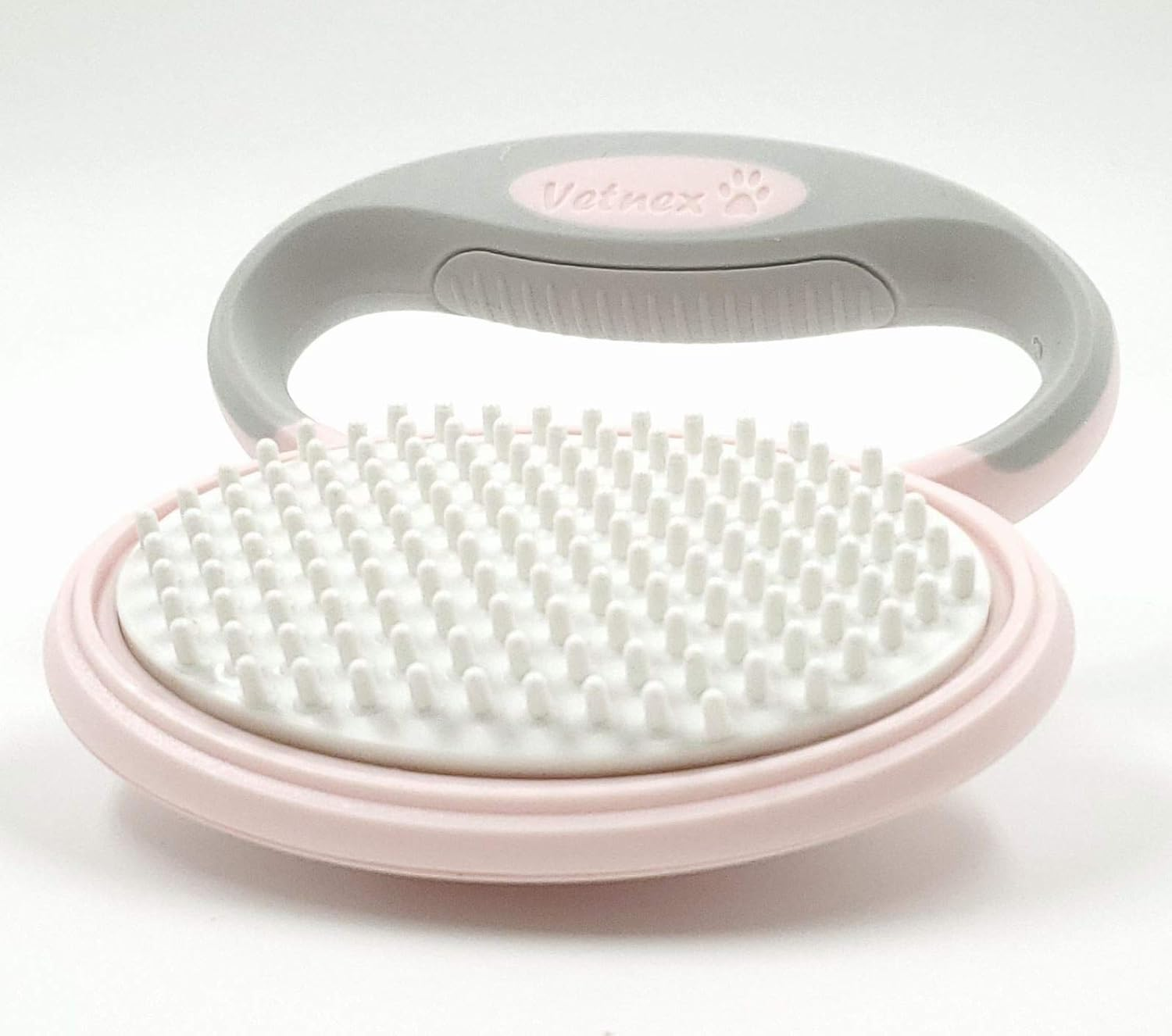 Vetnex Grooming Massage Brush for Dogs & Cats (Pink) image number 1