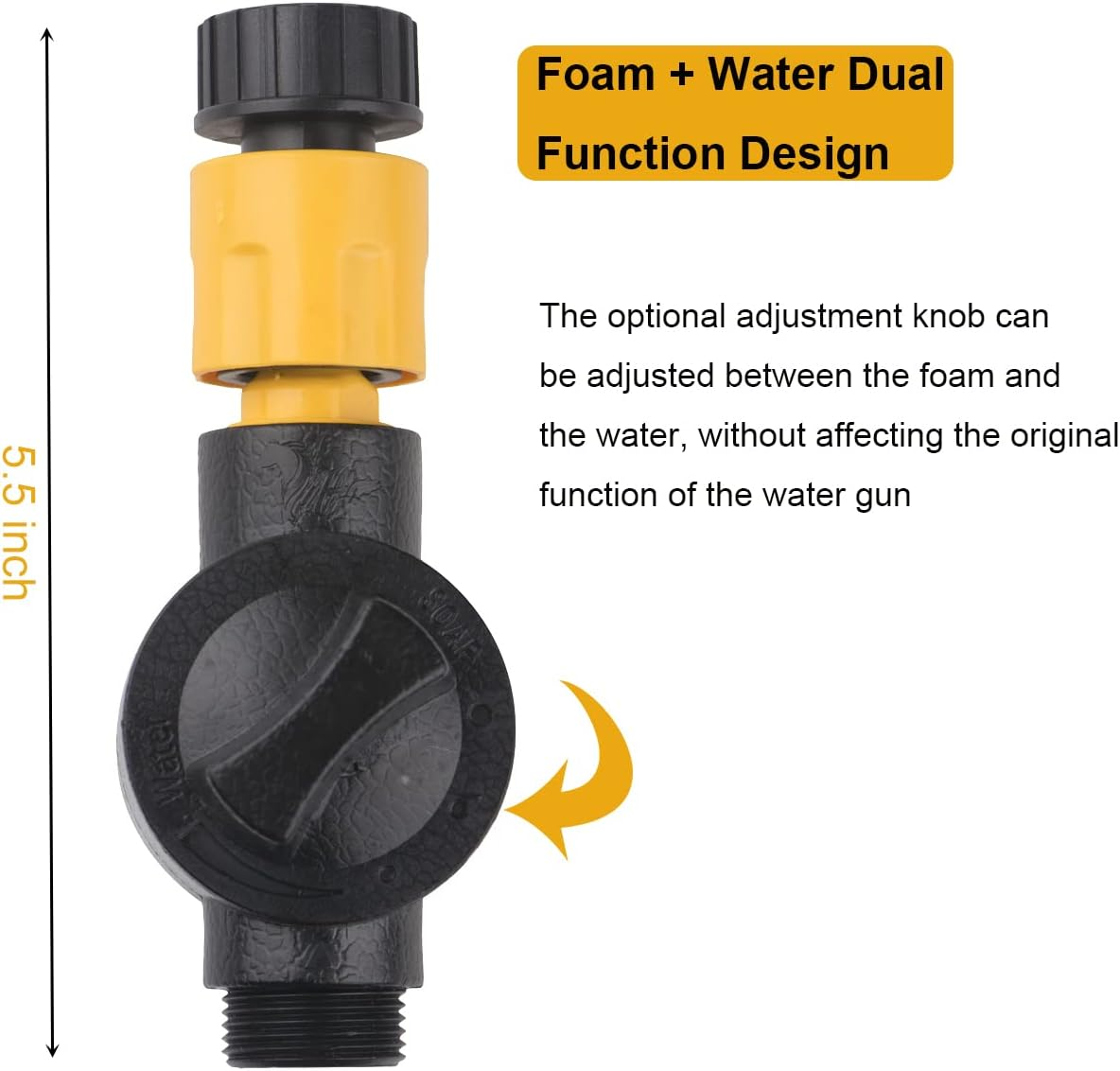 2 Pack Flush Mixer Boat Engine Liquid Flow Valve for Salt Remover,Mixer Applicator to Flush Outboard and Inboard Engines Connects with Garden Hose, Spray Nozzle, Engine Flusher image number 3