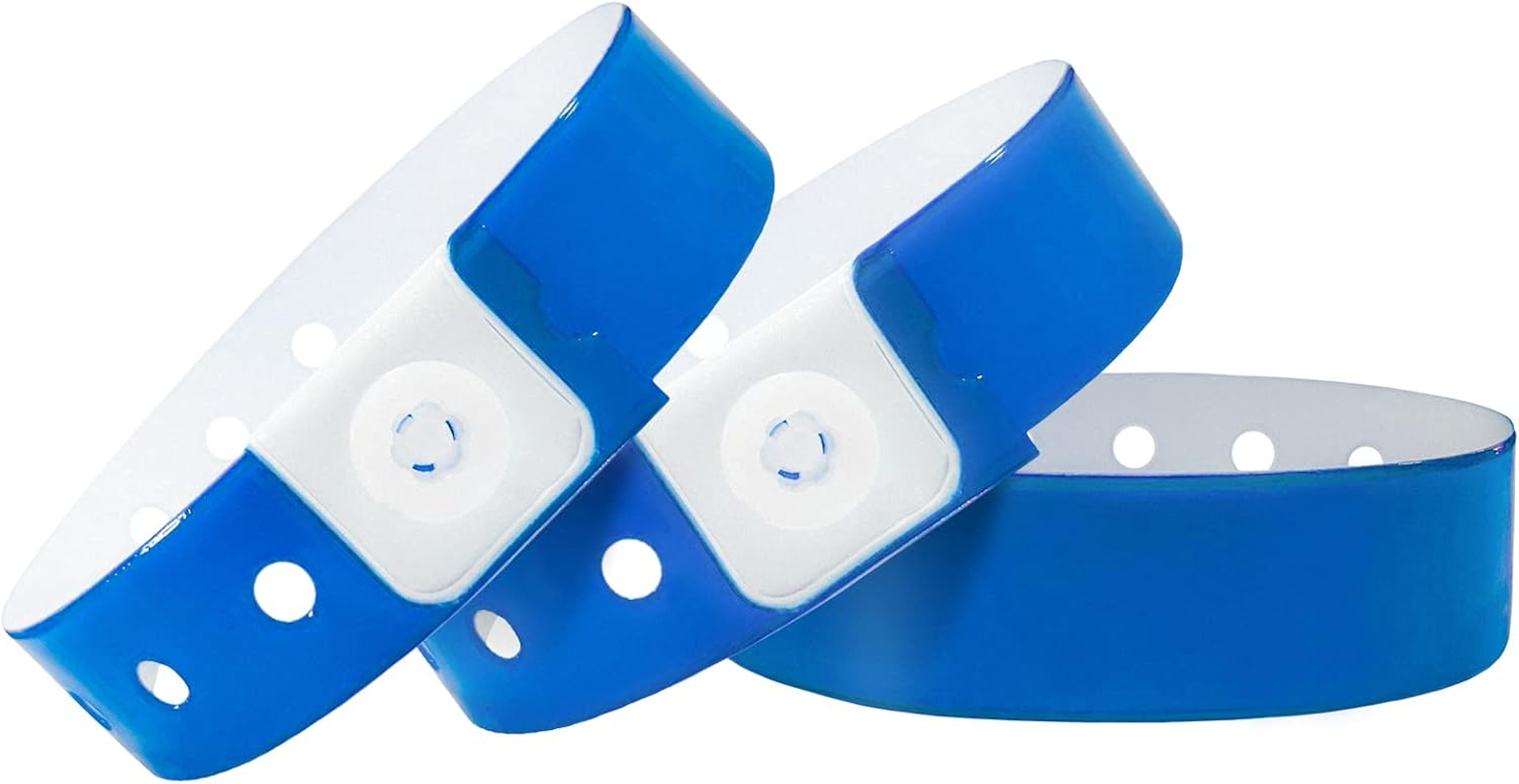 Wristall Plastic Party Wristbands-100 Pack&hellip;