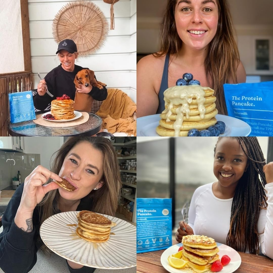 Protein Pancake Mix &ndash; Buttermilk Flavour | 500G Bag | High Protein, No Added Sugar, Just Add Water image number 5