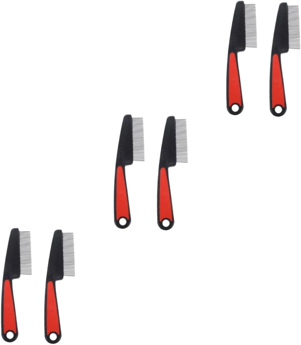 FRCOLOR 2Pcs Professional Fine Hair Combs for Men Women Dandruff Comb for Scalp Pet Hair Removal