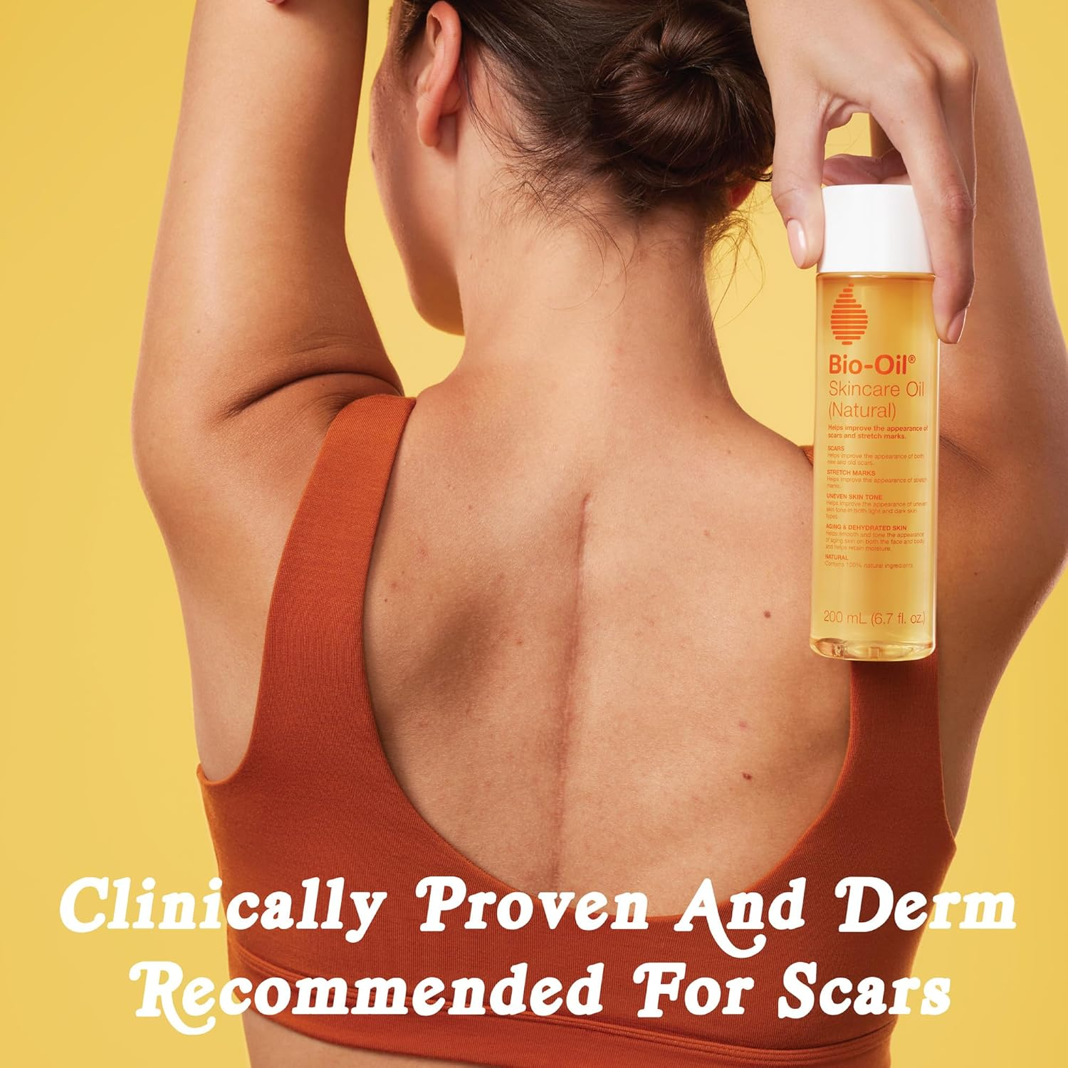 Bio-Oil Natural Skincare Oil, Serum for Scars and Stretch Marks, Face and Body Moisturizer for Dry Skin, Hair Oil, for All Skin Types, 4.2 Oz image number 3