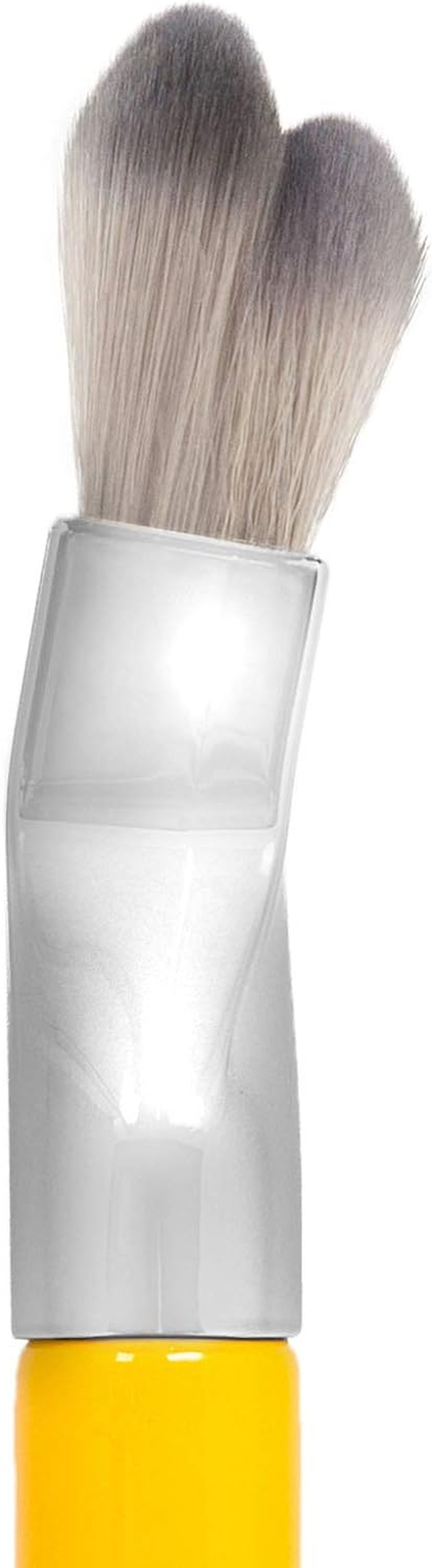 Bdellium Tools Professional Makeup Brush - Studio Series 972 Large Rounded Double Dome Blender - with Soft Synthetic Fibers, for Foundation Application & Blending (Yellow, 1Pc) image number 1