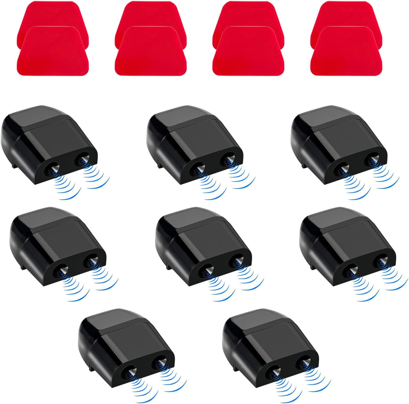 Ohleats 4PCS Deer Whistles for Car, Automotive save a Deer Whistles to Avoid Collisions, Vehicle Deer Warning Devices Horn Sensor, Universal Animal Alert Car Accessories (Black, 4 PCS)