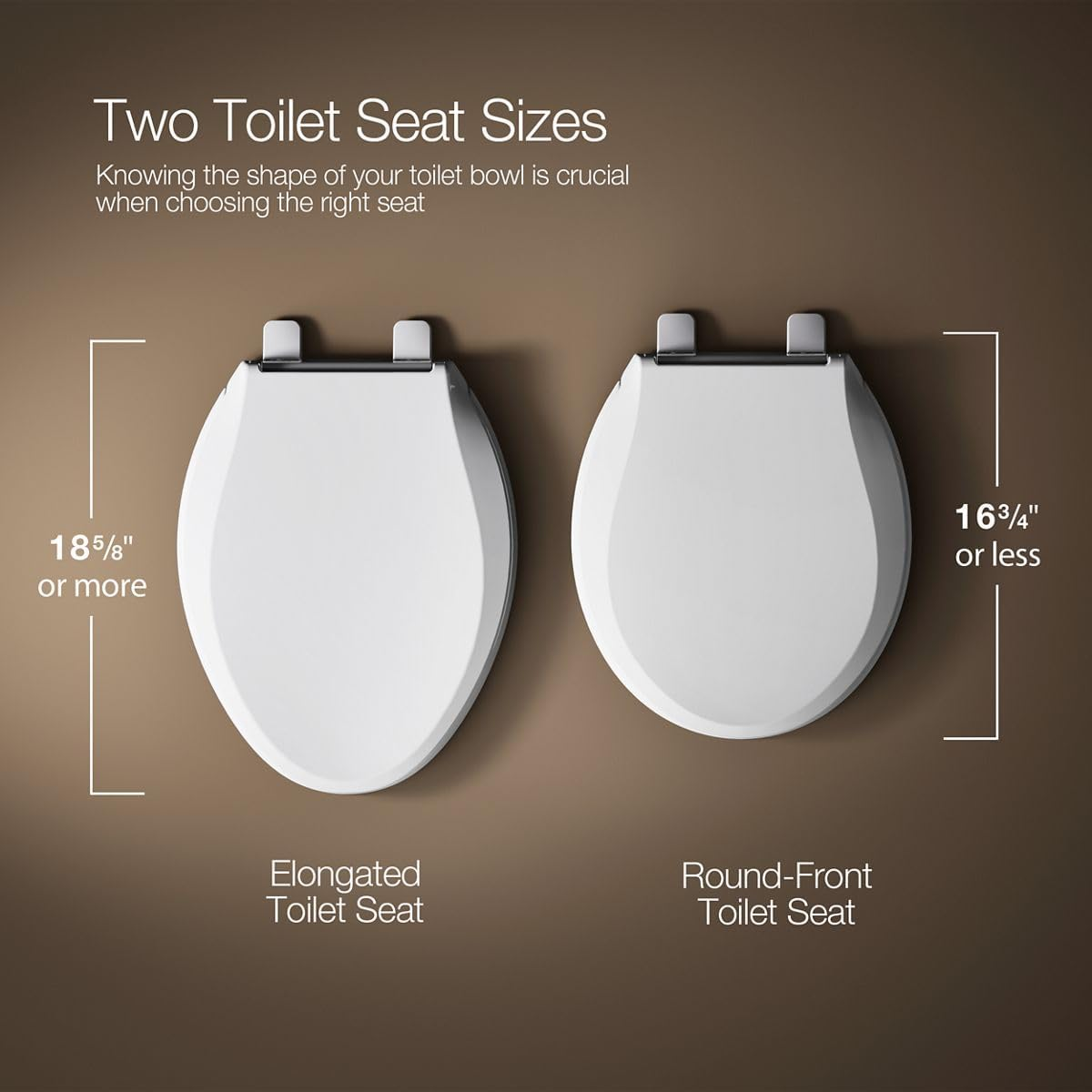 Kohler 20110-96 K-20110-96 Brevia Toilet Seat, Biscuit, Elongated image number 5
