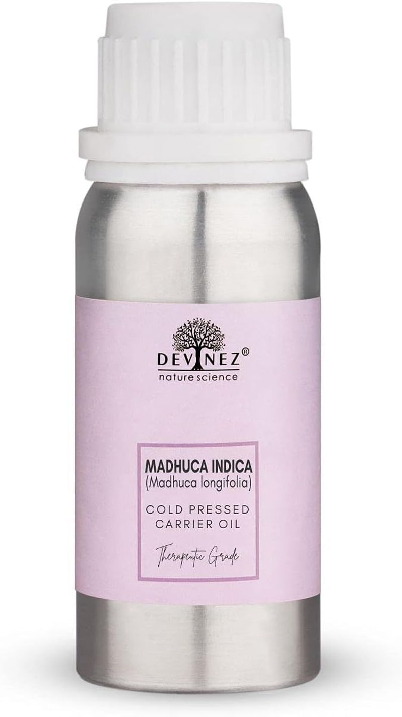 Devinez Madhuca Indica/Mahua/Butter Tree Cold-Pressed Oil, 250Ml 100% Pure, Natural & Undiluted for Hair Care, Skin Care & Soap Making