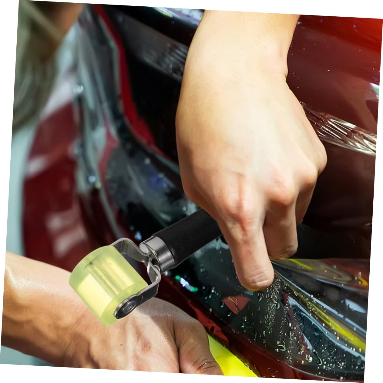 FELTECHELECTR Automotive Sound Deadening Roller Sound Noise Insulation Tool for Car Interior Use Rubber Rolling Wheel image number 5