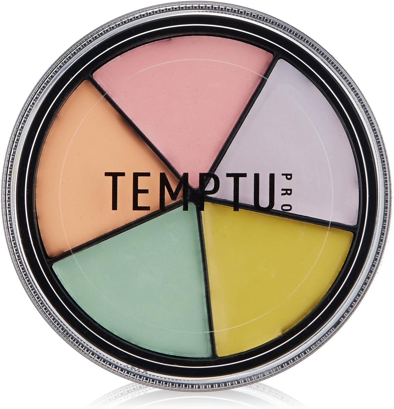 TEMPTU S/B Silicone-Based Color Wheel | 5 Shades for Weightless Coverage, Perfect and Even Out | Multi-Use, Can Be Applied with Brush, Sponge, or Fingertips