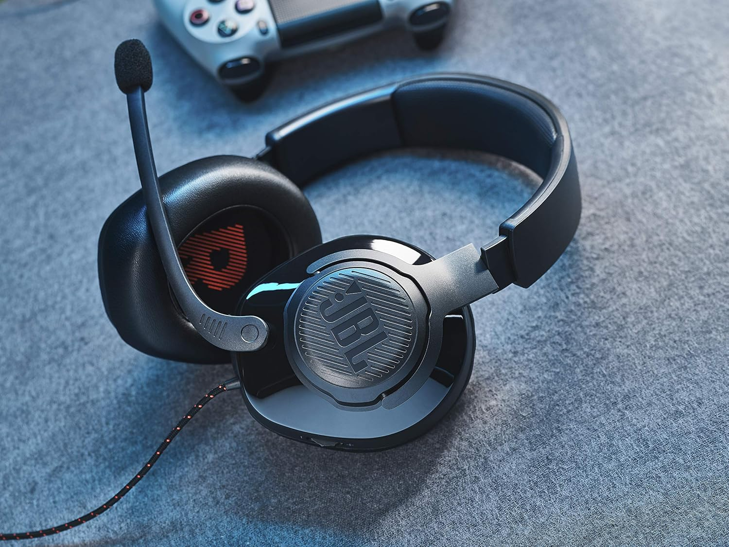JBL Quantum 200 - Wired Over-Ear Gaming Headphones - Black image number 6