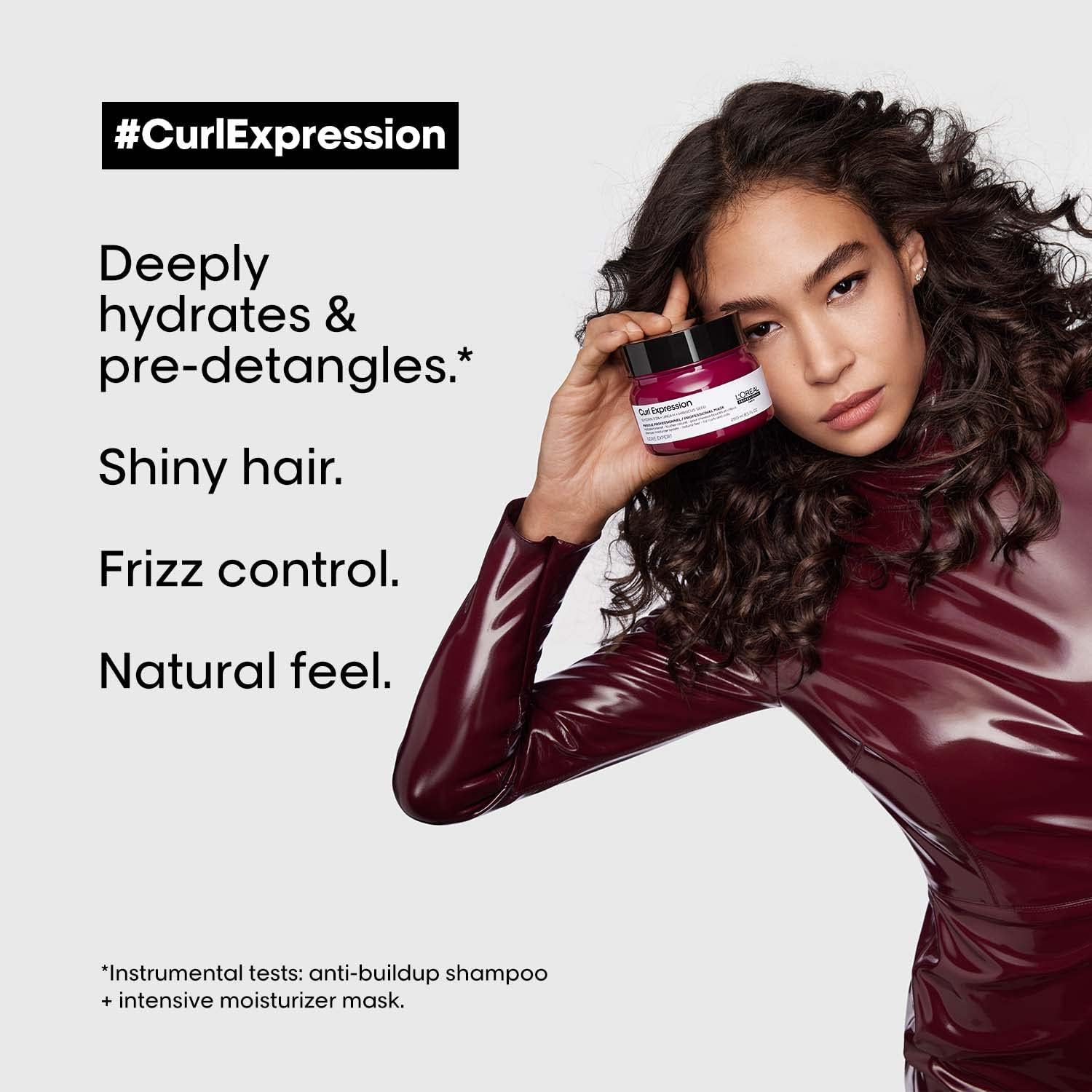 L'Or&eacute;al Professionnel Paris Curl Expression Rich Mask - for Curly and Coily Hair, Provides Intense Hydration& Curl Definition, with Glycerin