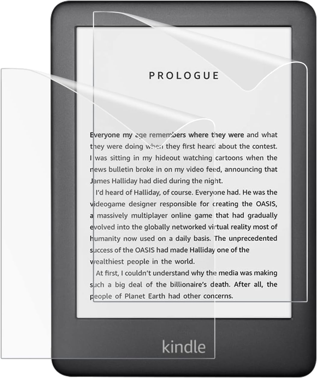 TR4U 2-Pack Anti-Glare Screen Protector for 7" All-New Kindle Paperwhite 12Th Gen or Kindle Colorsoft Signature Edition 7" 2025, PET Material, Full Coverage image number 2