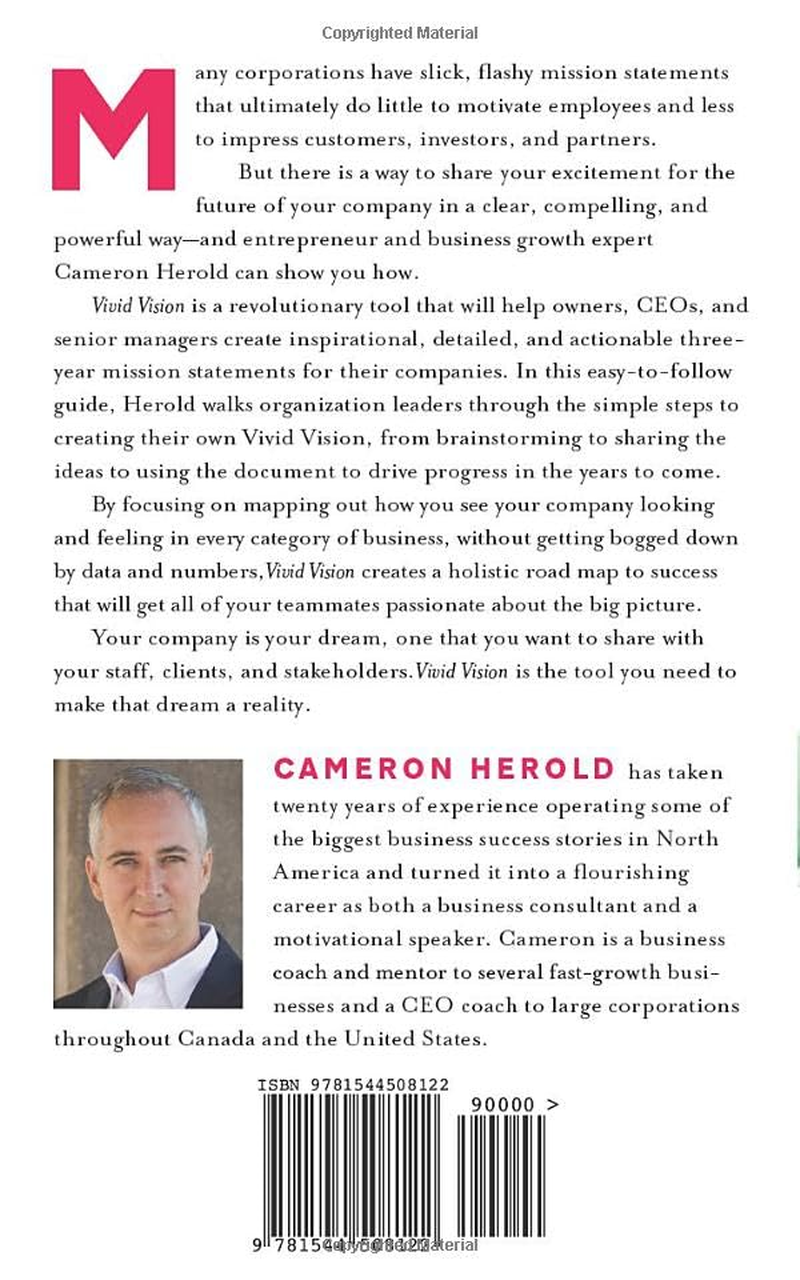 Vivid Vision: a Remarkable Tool for Aligning Your Business around a Shared Vision of the Future