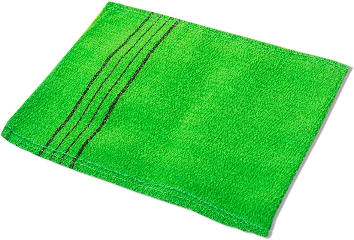 Xenoz Korean Exfoliating Washcloth 20 Pcs &ndash; Body Scrub Mitts for Bath & Shower | Gentle Korean Spa Exfoliator for Smooth Skin | Reusable Towel | Made in Korea