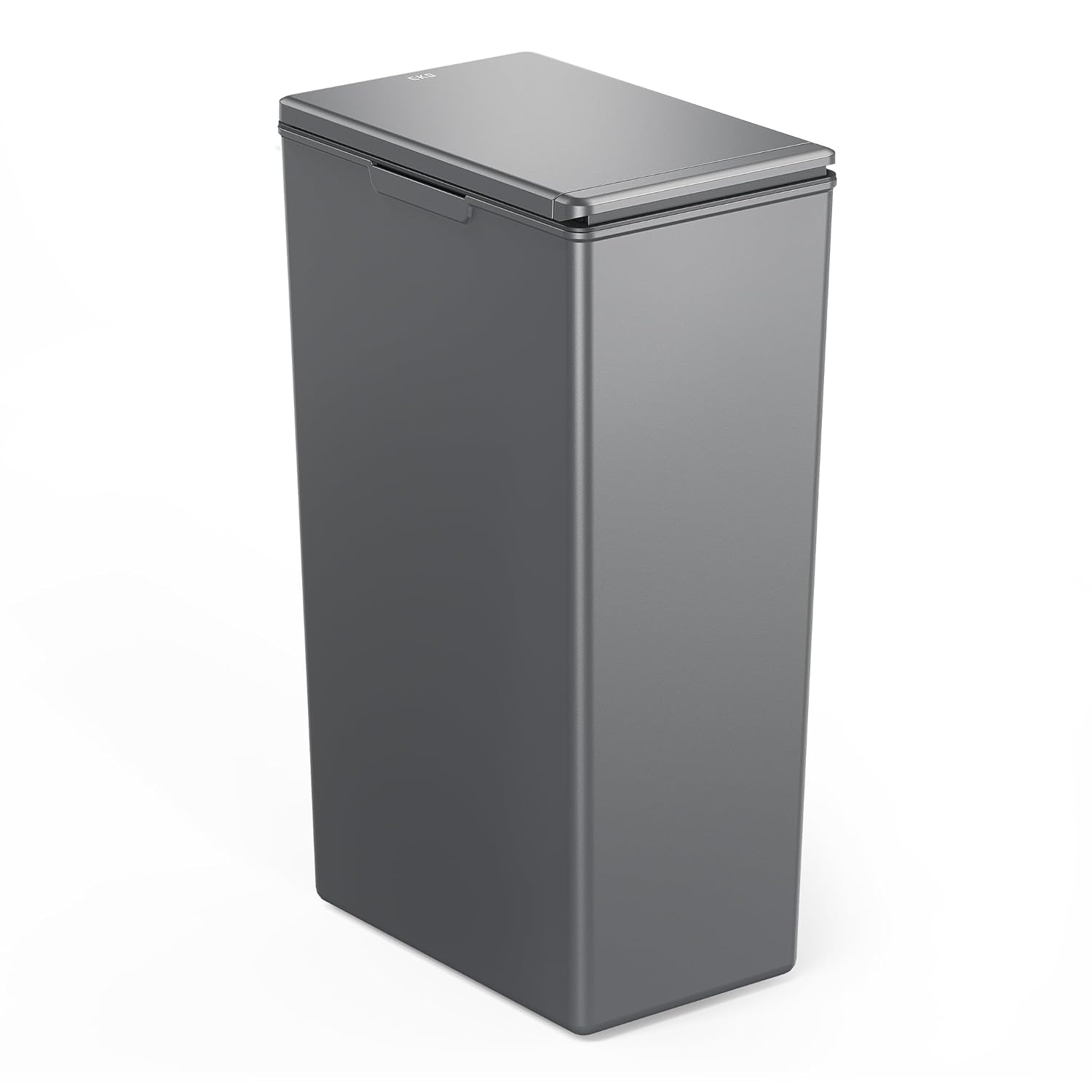 EKO - Morandi Kitchen Waste Bin - Plastic Touch Recycling Bin - Perfect for Kitchen and Home, Dark Grey, 40 Litres image number 6