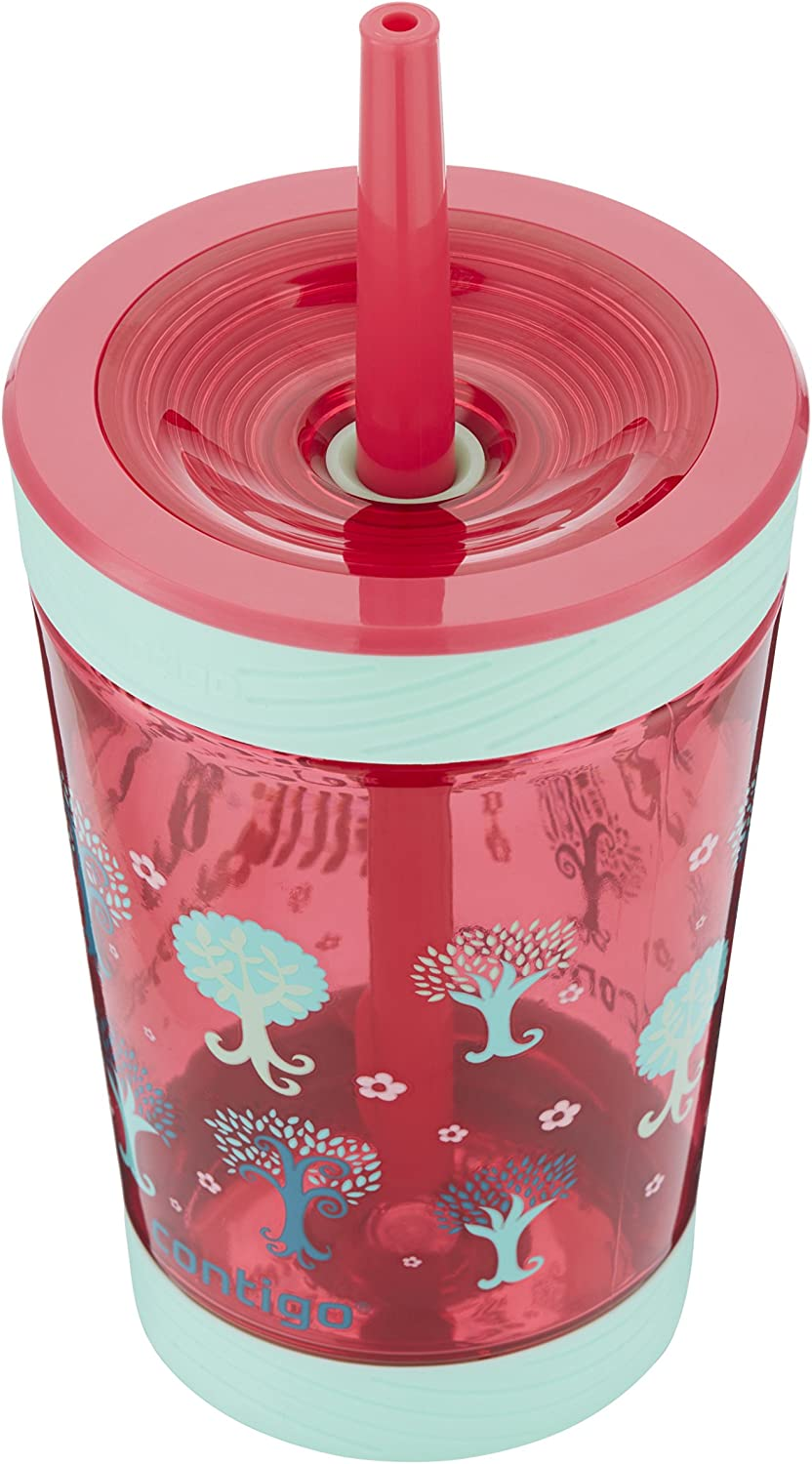 Contigo Spill-Proof Kids Tumbler, 14 Oz, Sprinkles Pink
