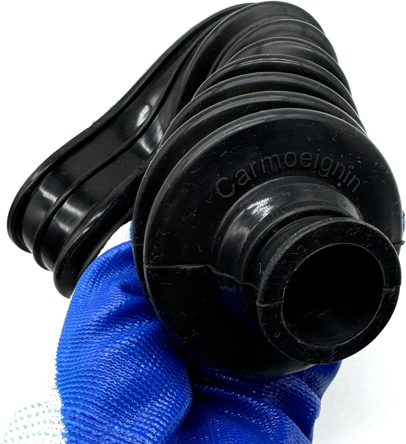 CV Boot Kit,Universal Silicone Constant Velocity CV Joint Thicken Boot,2 Boots with 4Pcs Stainless Steel Clamps (Black) - Black image number 2