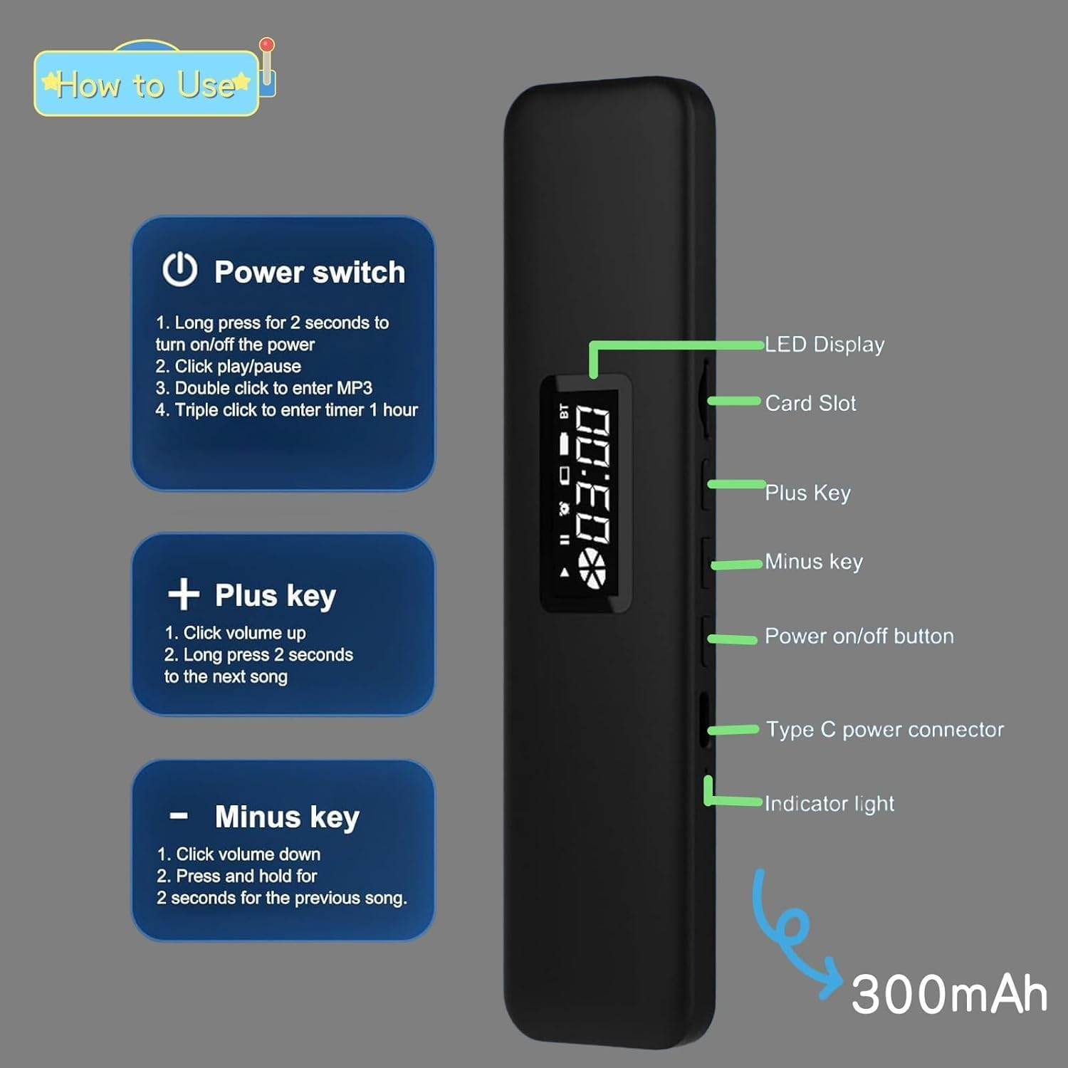 Bluetooth Pillow Speaker for Sleeping, Sleep Bar Pillow Speaker, Deam Pro under Pillow Speaker Insomnia White Noise Machine with Volume Control for Side Sleepers (White) image number 5