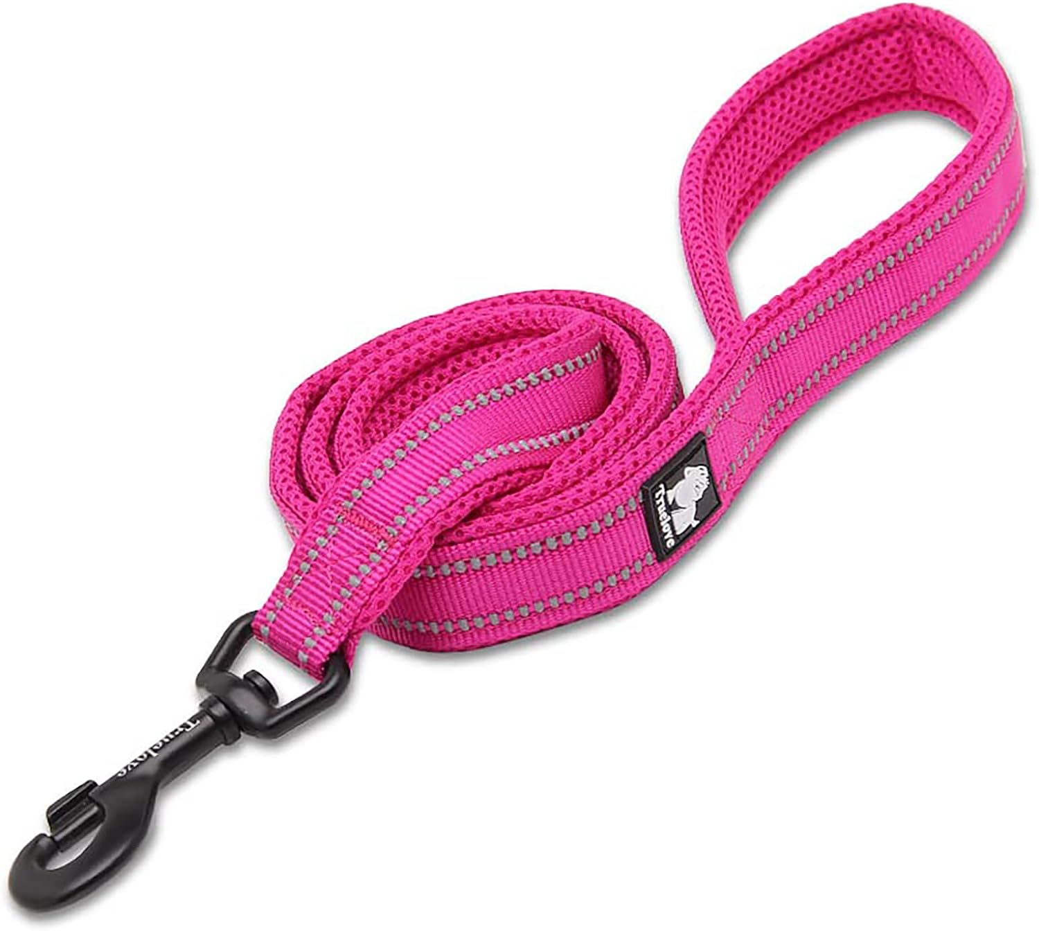 Reflective Dog Leash Puppy Walking Lead, Padded Pet Chain Rope，Length 200Cm Truelove Tll2111(Fushcia,M)