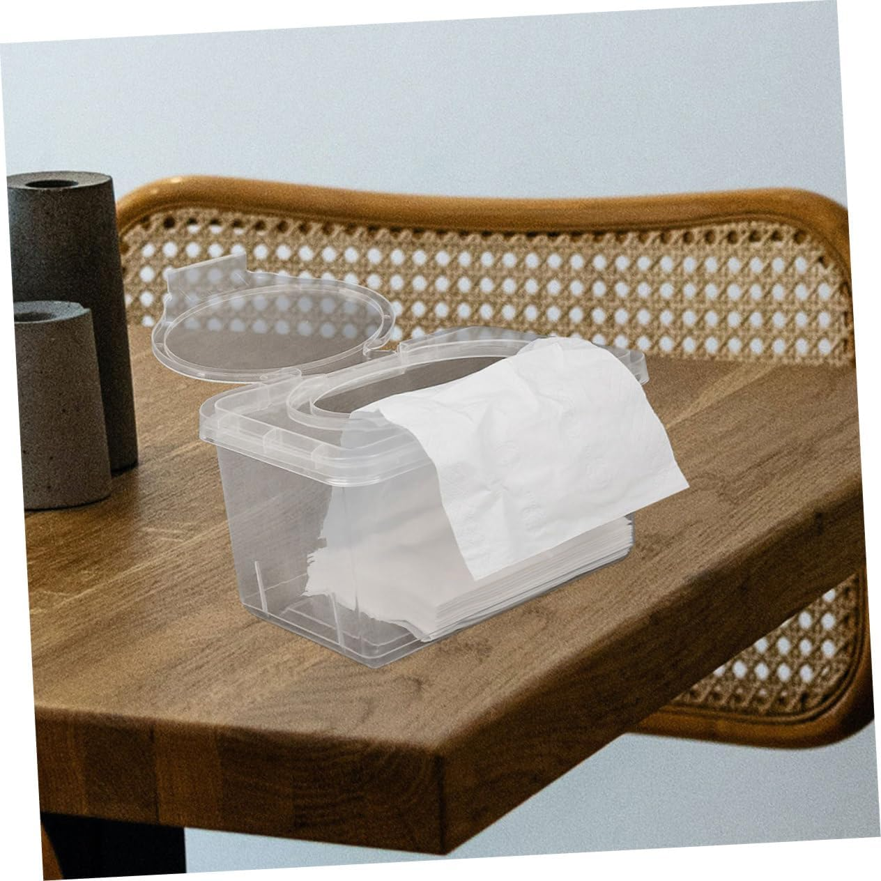 LABRIMP Refillable Wipes Tub Dispenser Reusable Wipes Case for Baby Diaper Holder image number 3