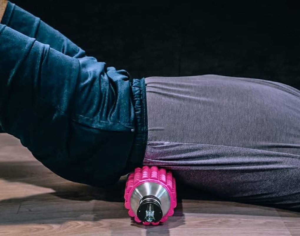 Foam Roller Water Bottle 1.2L / 40Oz Stainless Steel with Drinking Straw by Paragon Active image number 6