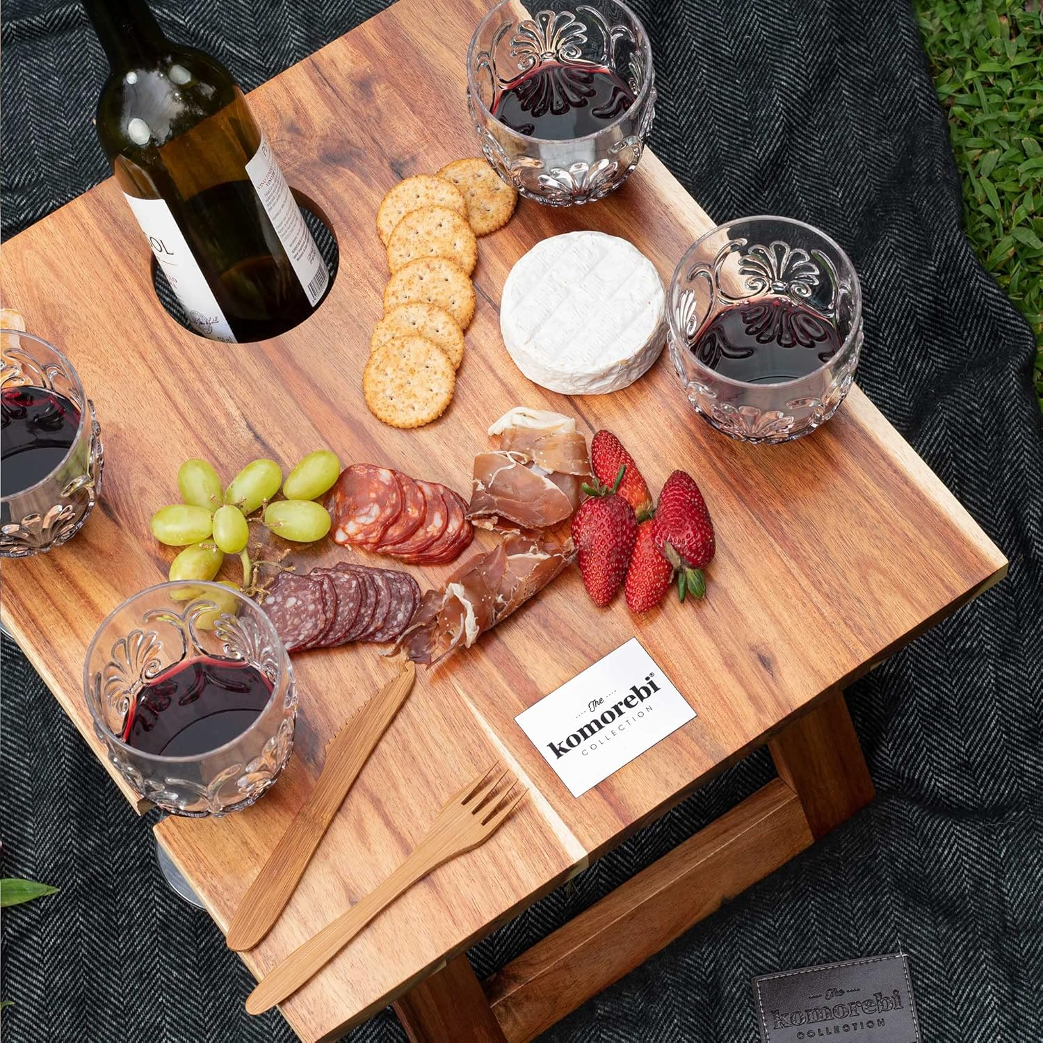 KOMOREBI Shatterproof Acrylic Wine Glasses - Unbreakable Plastic Goblets, Bpa-Free & Drop-Proof Glassware - Elegant Drinkware for Indoor & Outdoor Use - 14Oz, Set of 4 (Clear) image number 4