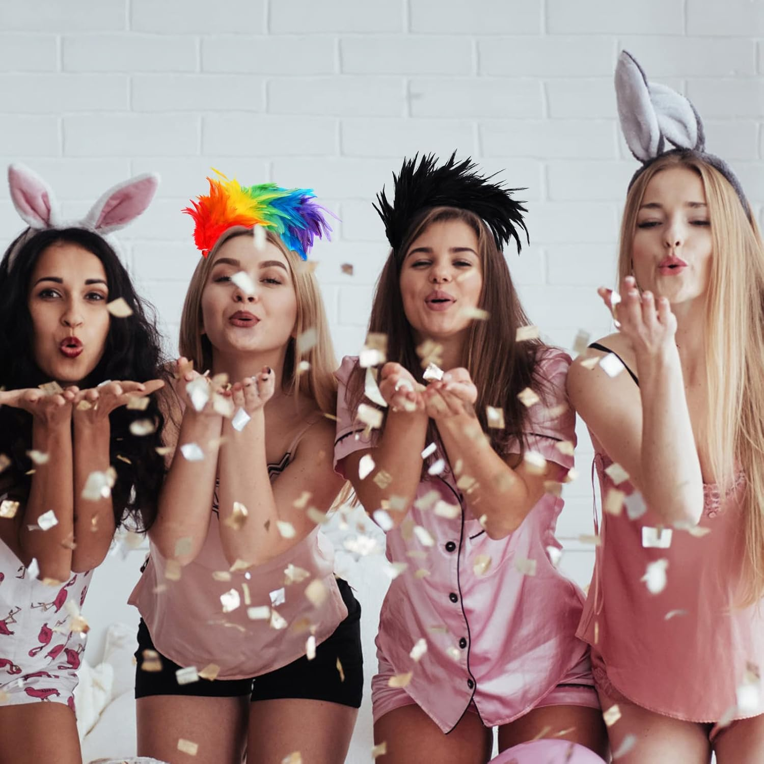 Ehuihuan Headpiece, Rainbow Hair Accessories, Festive Stage Performances, Carnival Accessories, Rainbow Headbands