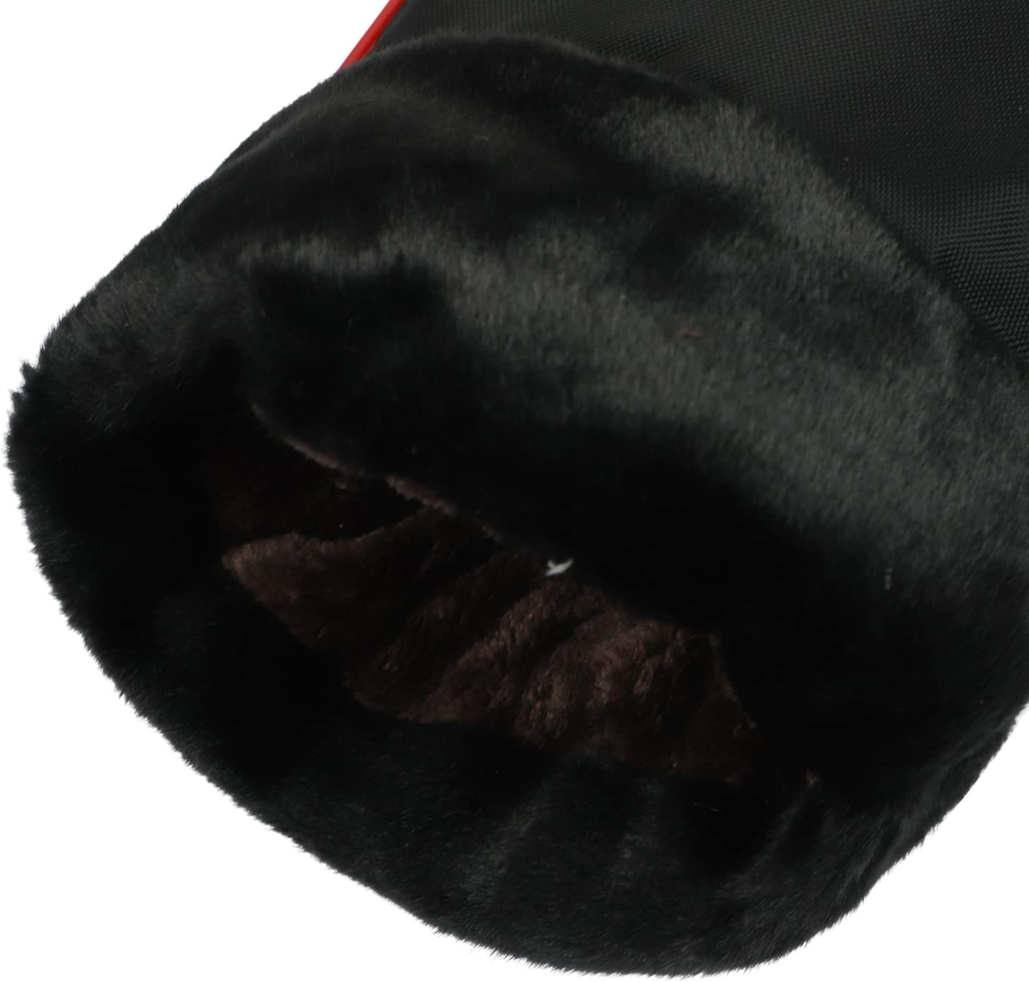 Motorcycle Handlebar Muffs Bike Gloves Windproof Winter Cycling Gloves Thicken Fleece Thermal Scooter Motorbike Handle Hand Warmer Outdoor Waterproof Motorbike Handlebar Mittens with Reflective Strip image number 2