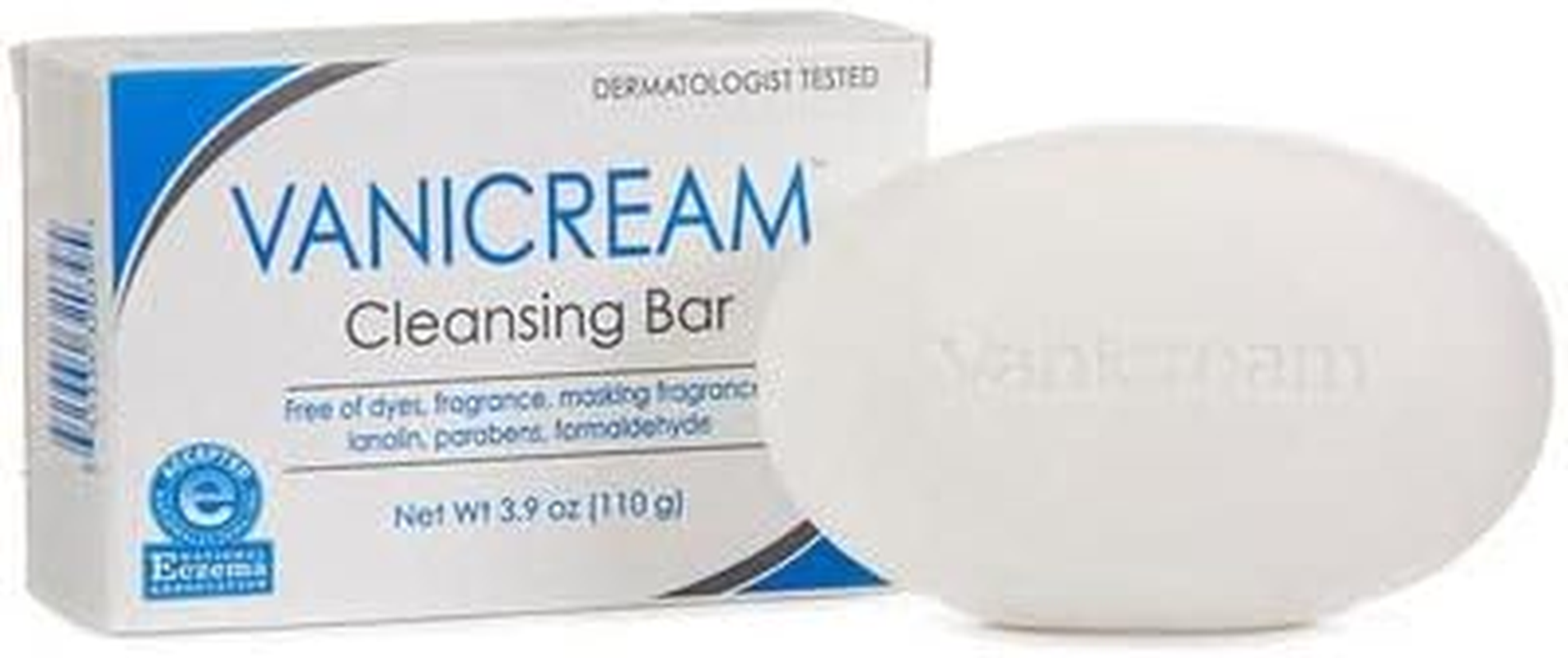 Vanicream Cleansing Bar Fragrance Free - 3.9 Oz - 2Pc image number 1