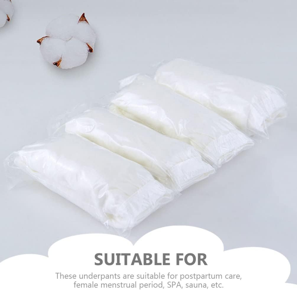 Underwear Pack 5Pcs Seamless Maternity Underwear Disposable Cotton Briefs Postpartum Briefs Comfort Fit image number 2
